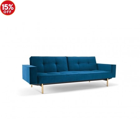 Splitback King Single Sofa Bed with Arms