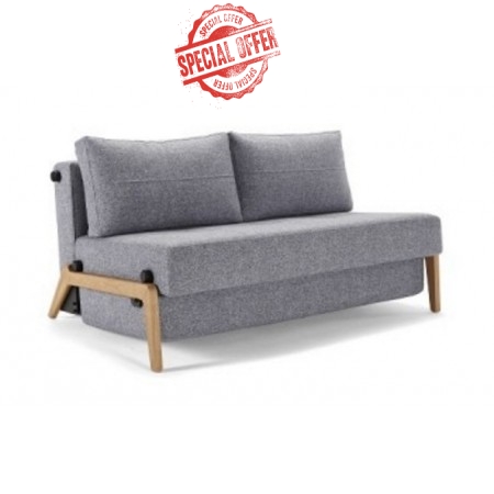 Cubed 140 Wood Double Sofa Bed