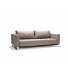 Cassius Deluxe Double Sofa Bed with Chrome Legs